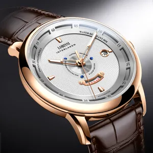 LOBINNI 18071 Custom Minimalist Style Wrist Watch Luminous Mechanical Watches Men Automatic