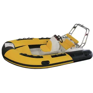 13ft YAMAHA motor barco fibra de vidro casco alta velocidade 3.9m barco inflável rígido