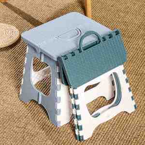 Eco-friendly 7.5 Inch Mini Plastic Collapsible Step Children Chair <b>Stool</b> with Logo for Bedroom School Warehouse & Hotel Use - Product Image 4