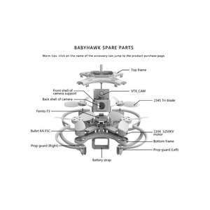 <span class=keywords><strong>Femto</strong></span> <span class=keywords><strong>F3</strong></span> chuyến bay điều khiển-spracing f3evo (không chổi than) cho Drone rc Quadcopter ZLD - Product Image 3