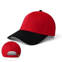 Casquette de baseball formelle brodée sur mesure, design bicolore, tissu jersey Oxford Dobby à chevrons, 100% polyester, motif de fruits