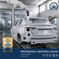 Peinture automobile Wolong 1K12 Acrylique Argent Fin Finition Brillante Métallique Scintillante Monocomposant pour Voiture Particulière Séchage en 0,5h