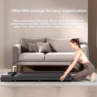 Caminadora Eléctrica Plegable Portátil para Uso Doméstico, Motor de 1.5 HP, Pantalla LED, Diseño Silencioso con Amortiguación, Multifuncional