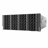Serveur IA 4U avec 8 GPU double largeur pour l'entraînement et la déduction, jusqu'à 192 cœurs