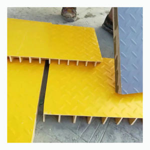 รุ่นตะแกรง FRP ที่มีคุณสมบัติป้องกันไฟและป้องกันการกัดกร่อนมีบริการตัด - Product Image 3