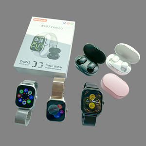 Fitpro نسخة جديدة WK97 كومبو ساعة ذكية بحزام مزدوج ساعة احترافية عمليات حسابات شحن مغناطيسي ساعة مع TWS سماعة لاسلكية - Product Image 5