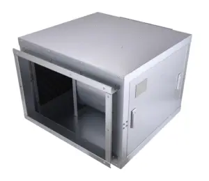 Kipas sentrifugal kabinet jenis kipas kabinet 220V 50Hz, pemasangan mudah kebisingan rendah volume udara besar