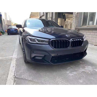 Lame de pare-choc avant en ABS noir ABS, protection du véhicule, BMW série 5 G30, 2021