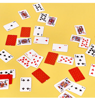 Mini cartes à jouer format voyage, jeu de poker de poche, jeu de cartes portable, cadeau amusant pour enfants et adultes, idéal pour les fêtes