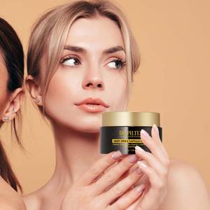 Crème hydratante pour le visage à base de capsules de vitamine C, crème de remplissage pour capsules de vitamine C, crème de blanchiment à la vitamine C, crème anti-<span class=keywords><strong>rides</strong></span> réparatrice, crème pour le visage anti-âge dorée - Product Image 5