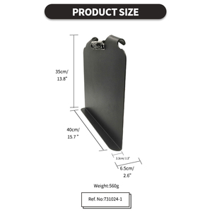 Volante de plástico para coche, tablero de escritura ABS de escritorio, portapapeles para coche y camión - Product Image 2