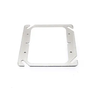 Hot Sales 4" Square 2-Gang Flat Device Ring Square Device Cover