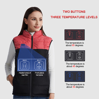 Gilet chauffant personnalisé pour femmes, gilet matelassé chauffant en coton pour hommes et femmes