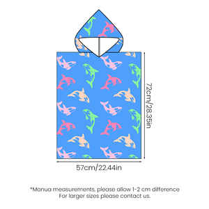 Logo del marchio personalizzato negozio di mare all'ingrosso nuoto Surf <span class=keywords><strong>Poncho</strong></span> portatili da bagno per bambini asciugamani da bagno con cappuccio cartone animato <span class=keywords><strong>Poncho</strong></span> telo mare - Product Image 2