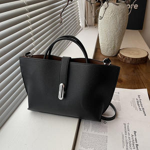 Sac bandoulière homme en PU motif autruche couleur unie avec fermeture éclair, boucle et bouton, sangle réglable 3L+ Tendances Printemps 2025 - Product Image 4