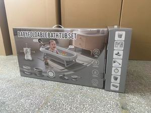 Juego de bañeras para bebés 8 en 1 con caja de color, juego de baño de 8 piezas con cubo, cuchara para agua y tazón - Product Image 4