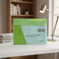 Enveloppes en plastique, classeur PP, pochette imperméable pour documents de bureau et scolaires avec bouton, pochette PP