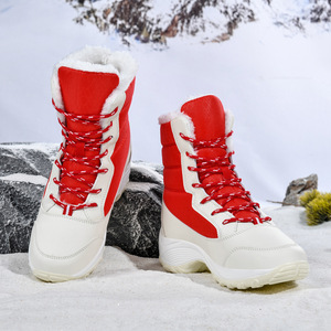 Vente en <span class=keywords><strong>gros</strong></span> de <span class=keywords><strong>bottes</strong></span> de neige mi-longues pour femmes mode voyage hiver qualité supérieure épaisses épaisses antidérapantes et chaudes - Product Image 3