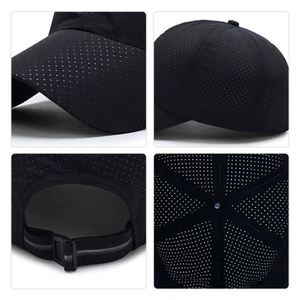 Gorra de béisbol de malla personalizada para hombre, gorra de poliéster para verano, protección solar para exteriores, transpirable, gorra de pesca con visera de pico de pato - Product Image 5