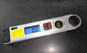 Rapporteur numérique en acier avec écran LCD de haute qualité, goniomètre 0-270 degrés outil de mesure électronique carré - Product Image 3