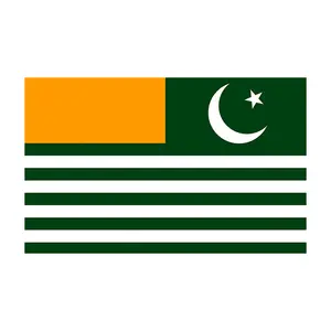 Show Outdoor Flying Printed Polyester High Quality Cheap 3x5ft Customizable Size Kashmir Flag