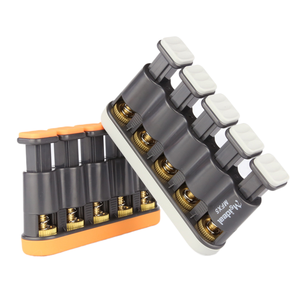 Entraîneur de doigts réglable à 5 doigts pour guitare et <span class=keywords><strong>piano</strong></span>, améliore la force de préhension, accessoire d'instrument de musique en <span class=keywords><strong>ABS</strong></span> + métal - Product Image 2