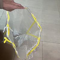 Sacs en dentelle jaune transparents pour pommes de terre, oignons, fruits et légumes
