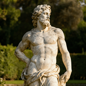 <span class=keywords><strong>Statue</strong></span> de Dieu de la mer en marbre moderne de haute qualité personnalisée Sculpture artisanale sur le thème de l'océan pour une utilisation en intérieur/extérieur Jardin Église Cimetière - Product Image 3