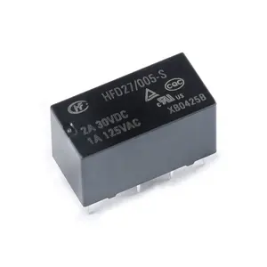 Mini Relay HFD27 DC 5V 12V 24V HFD27-005-S HFD27-012-S HFD27-024-S 2A 8Pin Sensitive DIP Relays Relais