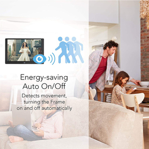 2020 thời trang cảm biến chuyển động khung ảnh kỹ thuật số 13 inch Máy nghe nhạc quảng cáo MP3 hình ảnh <span class=keywords><strong>video</strong></span> <span class=keywords><strong>player</strong></span> 13 "LCD Khung hình kỹ thuật số - Product Image 3