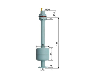 <span class=keywords><strong>Sensor</strong></span> de nivel de agua magnético de plástico M10 * 100mm EP10010 - Product Image 2