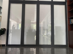 Portes patio pliantes en aluminium et verre à prix d'usine, ouverture pliable, isolation thermique, utilisation en supermarché, personnalisables - Product Image 4
