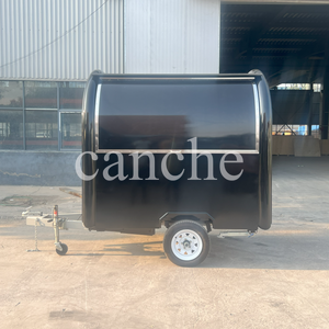 Remorque bon marché remorque mobile de vente de nourriture conception personnalisée en acier inoxydable camion de nourriture de crème glacée mobile - Product Image 3