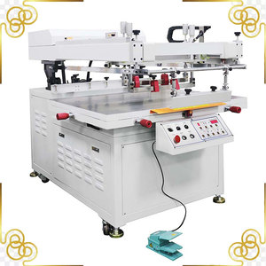 Semi-Automatic Tilted-Arm Vacuum <b>Table</b> Screen <b>Printer</b> <b>for</b> Paper Labels Cards Packaging and Flat Product Printing - Product Image 3
