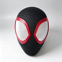Masque Multivers Crossover en Spandex, Accessoire de Cosplay Très Réaliste avec Yeux Magnétiques LED pour Halloween