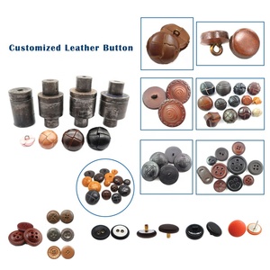 Nút bóng giả da Giả Nút Giả Da Dệt Nút Áo - Product Image 2