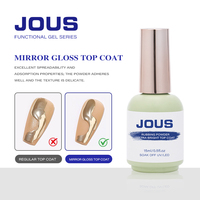 Gel de finition OEM sans essuyage, super brillant pour miroir, couche de finition mate antiadhésive pour poudre chromée, couche de finition gel effet miroir pour chrome