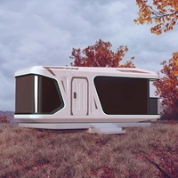 Capsule de luxe en alliage d'aluminium, préfabriquée, de luxe, Style camping, maison, petite maison, extérieur, maison Mobile