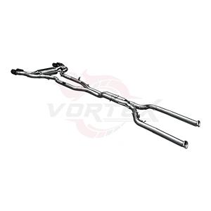 ระบบท่อไอเสียแบบ Catback พร้อมวาล์วสุญญากาศคู่ Vortex SS304 สำหรับ BMW X3M F97 X4M F98 3.0T S58 ปี 2019-2024 ชุดแต่งปลายท่อแบบ Quad Tips - Product Image 3
