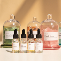 Ensemble cadeau bougie parfumée et diffuseur de roseaux d'huile de marque privée Mescente