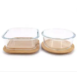 High Quality Borosilicate Glass Food Storage Container Lunch Box BPA Free