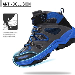 Scarponi da <span class=keywords><strong>Trekking</strong></span> Invernali LANBO per Bambini e Bambine Modello LANBO8032-1 Punta Tonda Tomaia in Rete Suola in Gomma Antiscivolo - Product Image 4