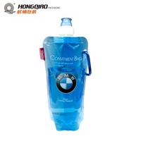 Transparent Gallon Stockage Portable En Plastique Randonnée Idpe Liquide Potable Conteneurs Emballage Bec Poche Sac À Eau