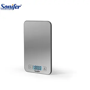 Sonifer SF-1902 थोक मिनी स्टेनलेस स्टील मंच 5kg के लिए टच इलेक्ट्रॉनिक रसोई वजन पैमाने डिजिटल
