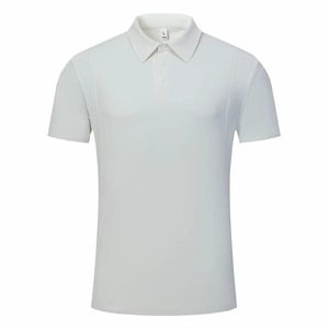 Polo Shirt Quick Dry Nylon Summer Workwear Classic White L Size - Product Image 1