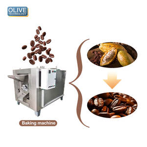 Machine à torréfier les noix électrique multifonctionnelle commerciale pour pistache, noix de cajou, soja et fèves de cacao, acier inoxydable 304 - Product Image 1