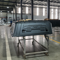 Hardtop en aluminium pour camionnette, verrouillable, étanche, pour le camping sur route, le tourisme et le rangement d'équipement, couvre-caisse de pick-up