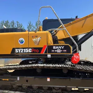 Factory sales Used Sany 215 Excavator Heavy Digger Machine For engineering construction