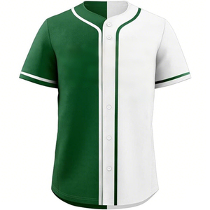 Fabriek Groothandel Ontwerp Snel Droog Maatwerk Logo Gesublimeerd Honkbal Jersey - Product Image 1