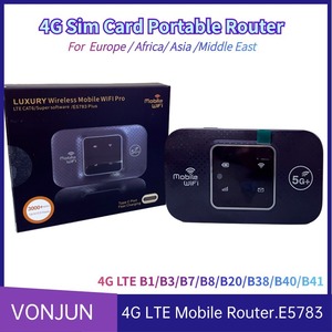 Vonjun เราเตอร์ <span class=keywords><strong>E5783</strong></span> Pro 4G LTE แบบพกพา MiFi พร้อมซิมการ์ด300Mbps ความเร็วในรถใช้ WiFi E878 - Product Image 2